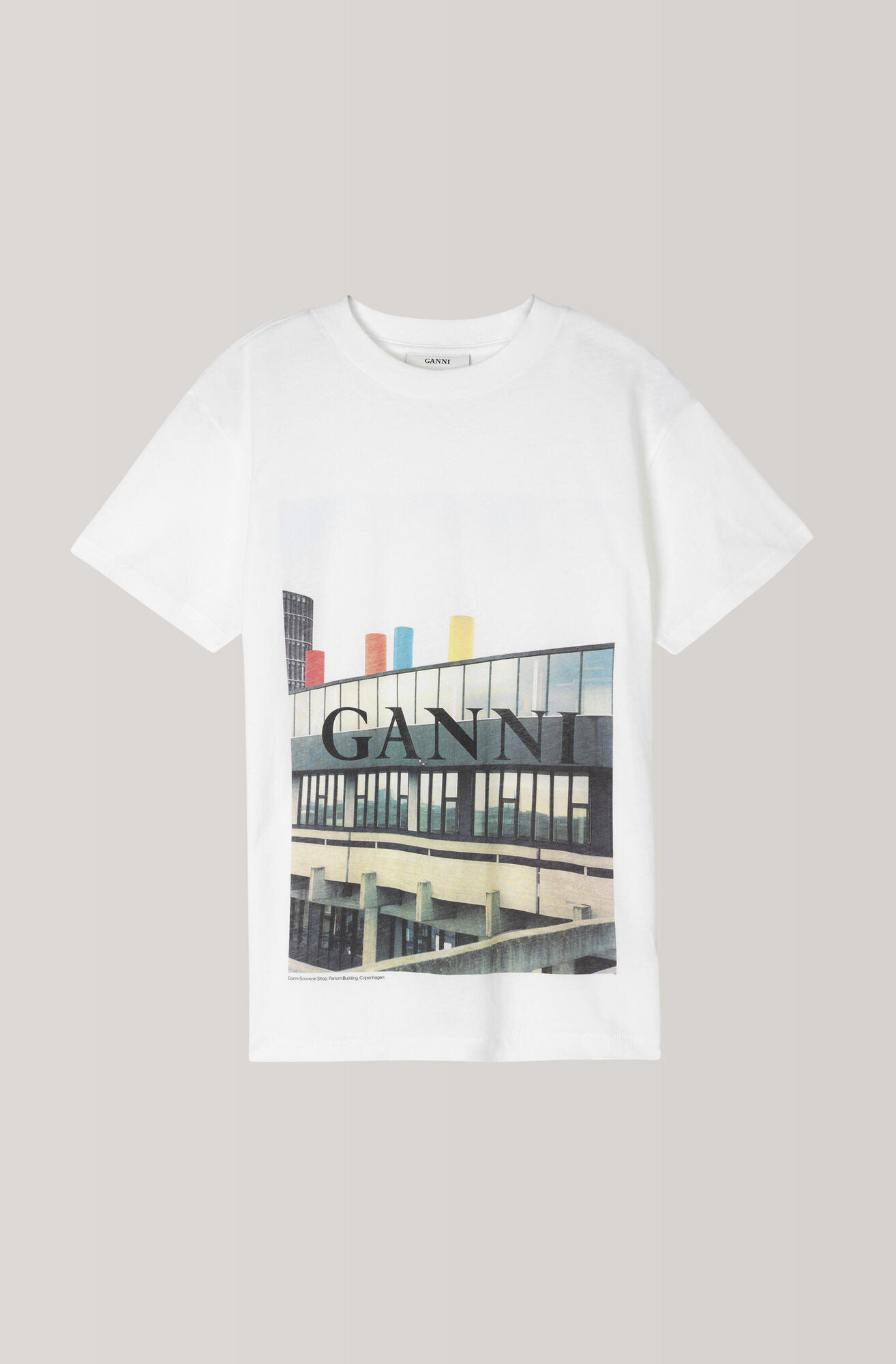 Harway T-Shirt, Building, Bright White Harway T-Shirt, Building, Bright White, hi-res