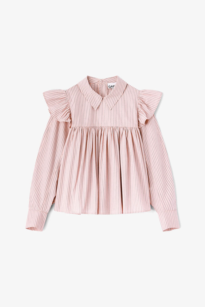 Pink Frill Blouse, Chalk Pink