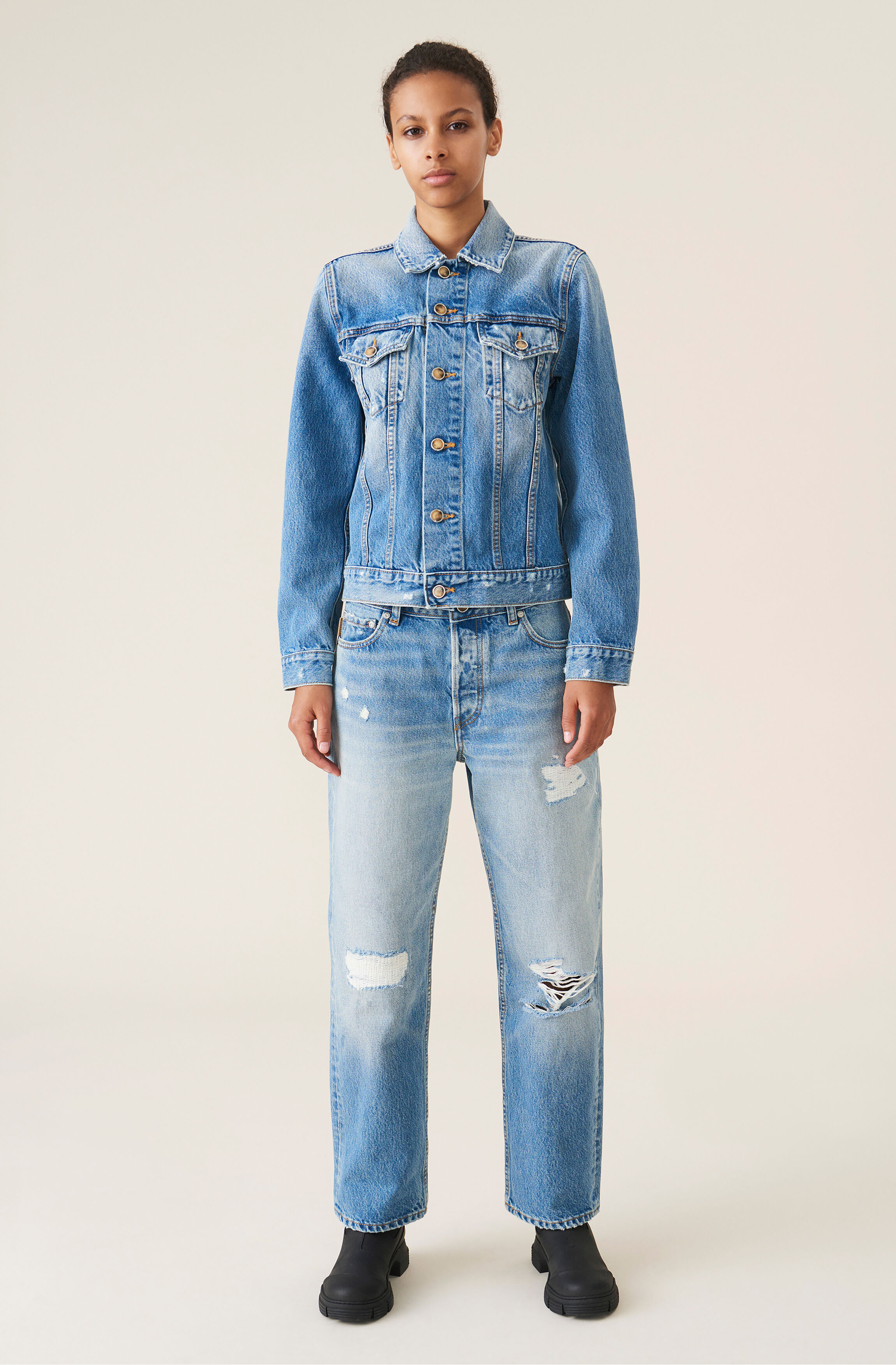 ganni denim jacket