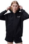 Software Isoli Software Oversized Zip Hoodie, Organic Cotton, in colour Black - 1 - GANNI