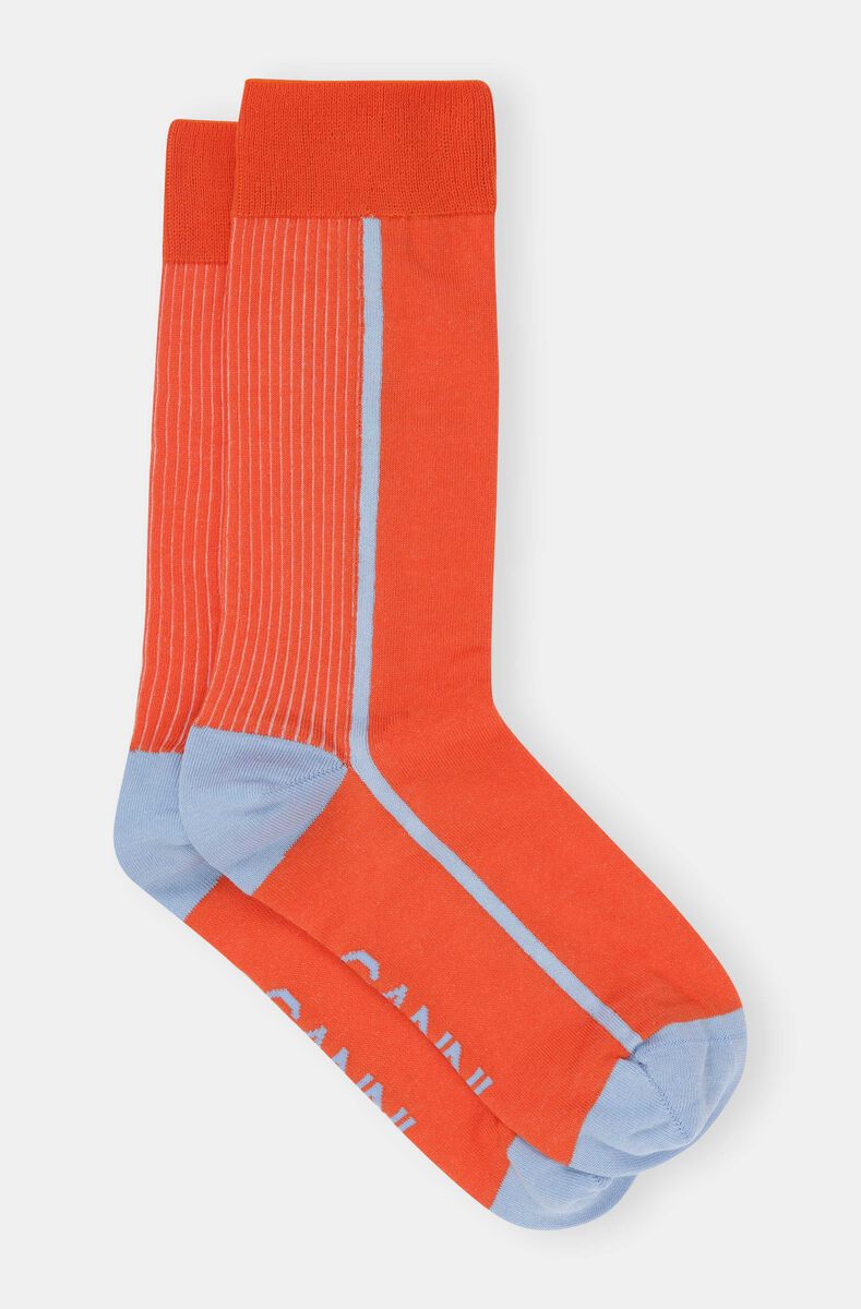 Socks, Cotton, in colour Puffin’s Bill - 1 - GANNI