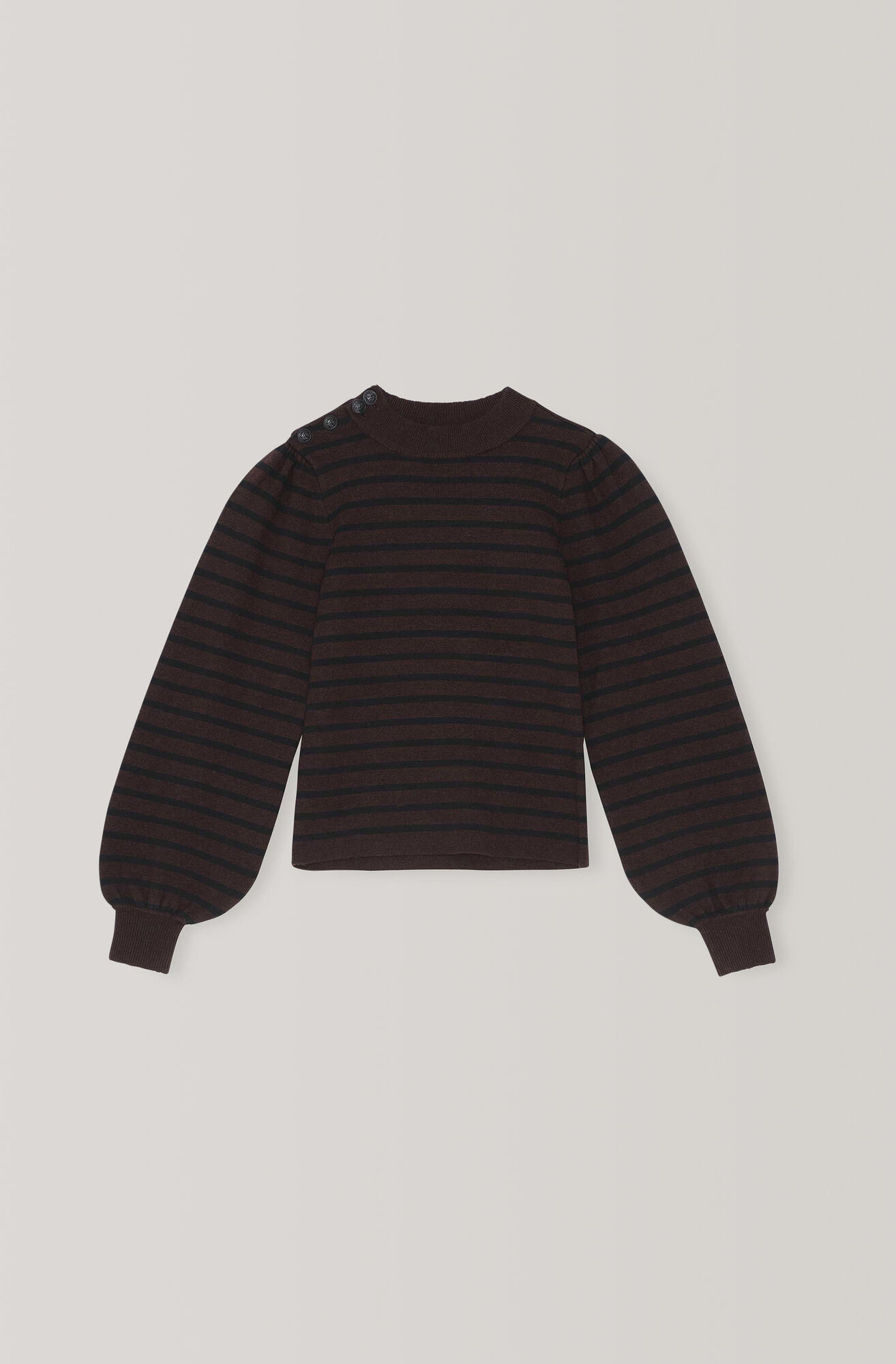 Wool Mix Knit Puff Sleeve Pullover Wool Mix Knit Puff Sleeve Pullover