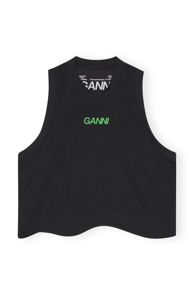 Active Mesh Top, Black
