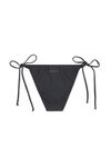 String Bikini Bottom, Elastane, in colour Black - 2 - GANNI