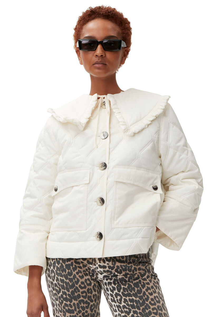 ganni ripstop viscose