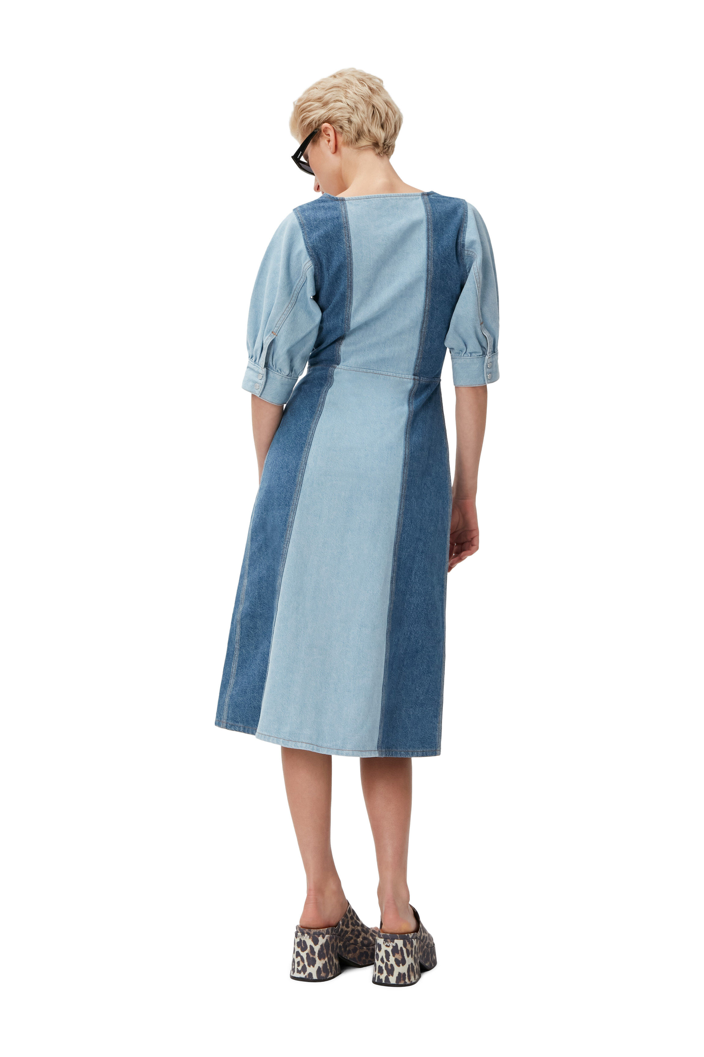 Denim Midi Dress | GANNI NL