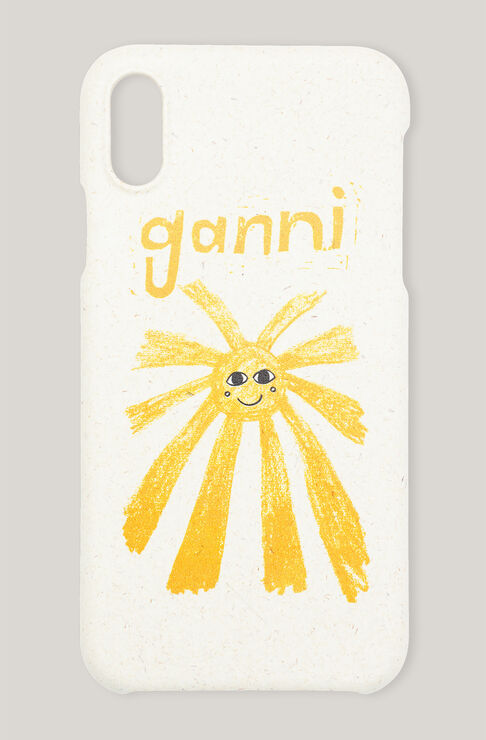 Ganni Iphone Cover Xr Pale Banana One Size