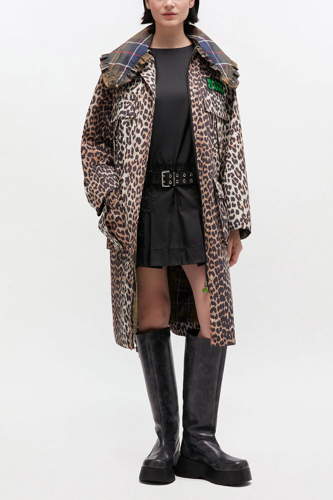 Long Coat in Leopard, Leopard