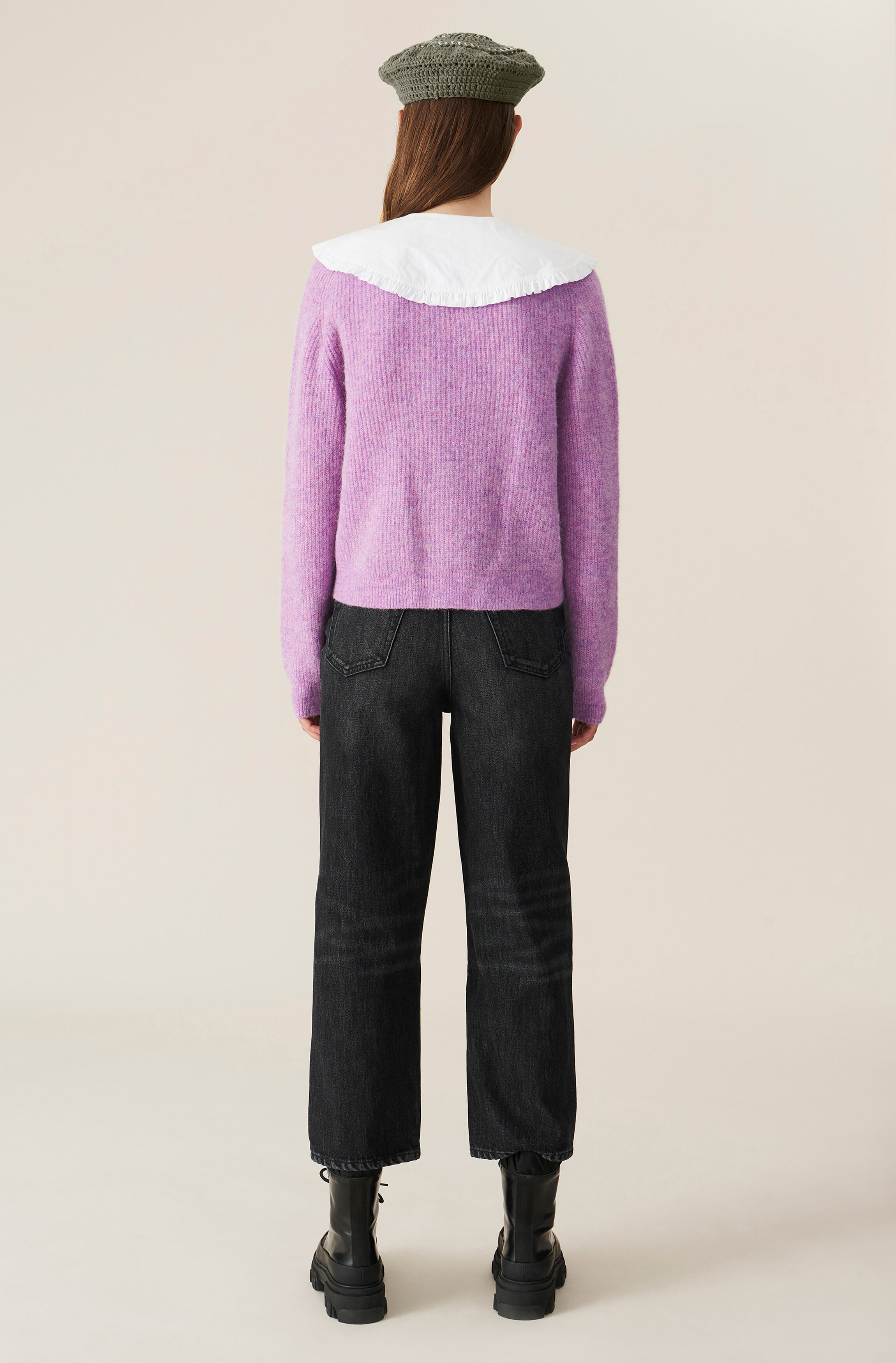 pastel knit cardigan