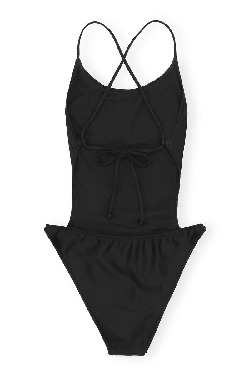 GANNI X ESTER MANAS String Swimsuit, Elastane, in colour Black - 2 - GANNI