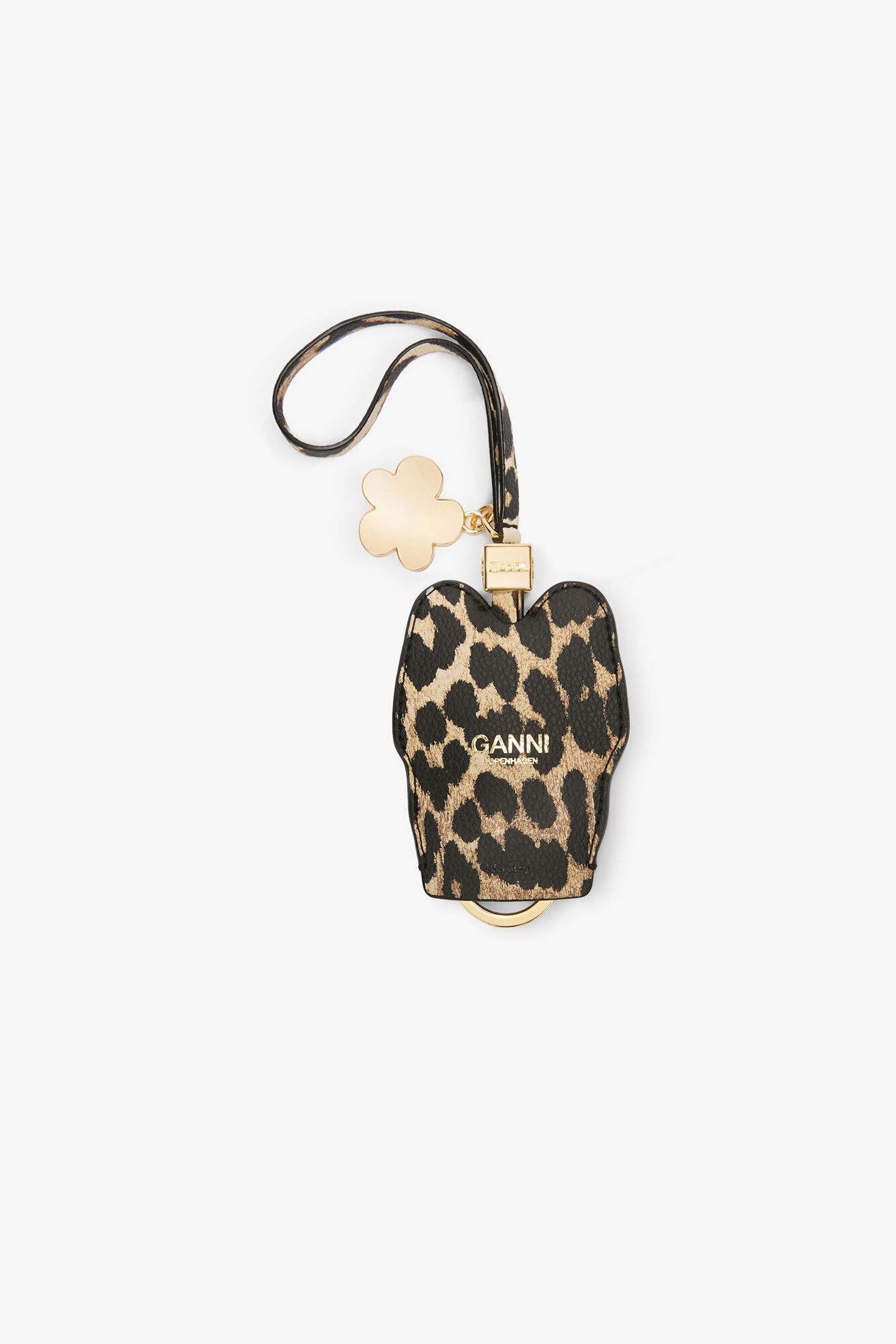 Almond Milk Daisy Duck Leopard Key Bell | GANNI US