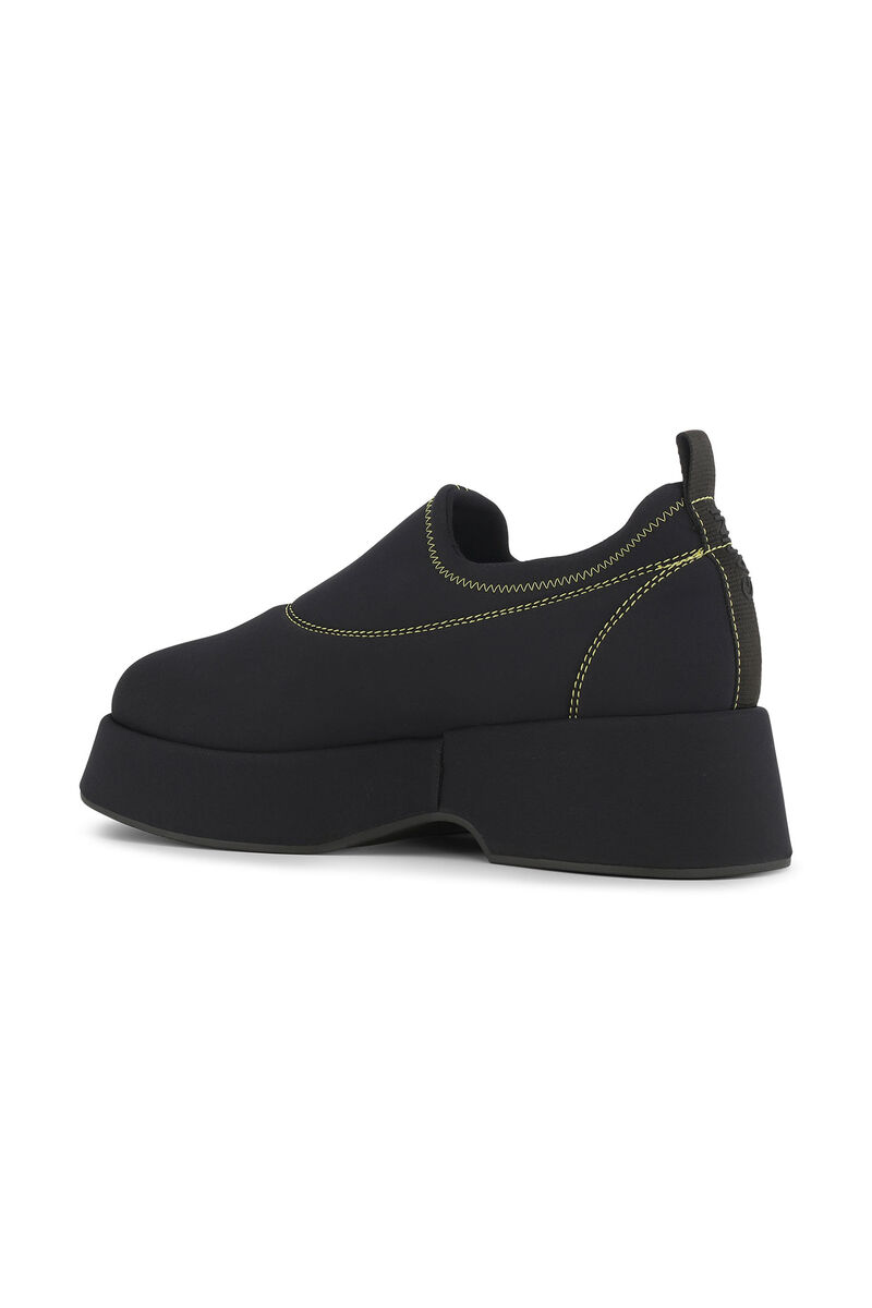 Retro Flatform Shoe, in colour Black - 2 - GANNI
