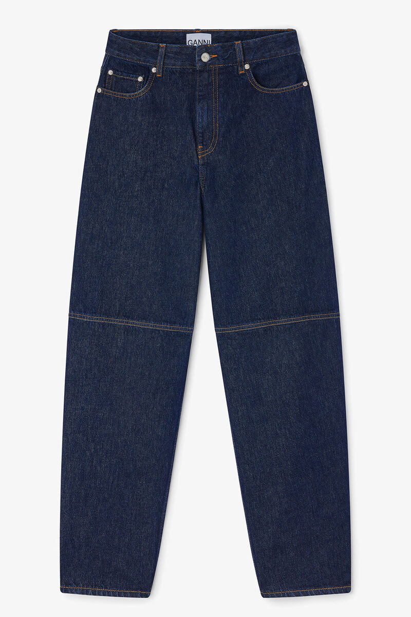 Dark Rinse Stary Jeans, in colour Rinse - 1 - GANNI