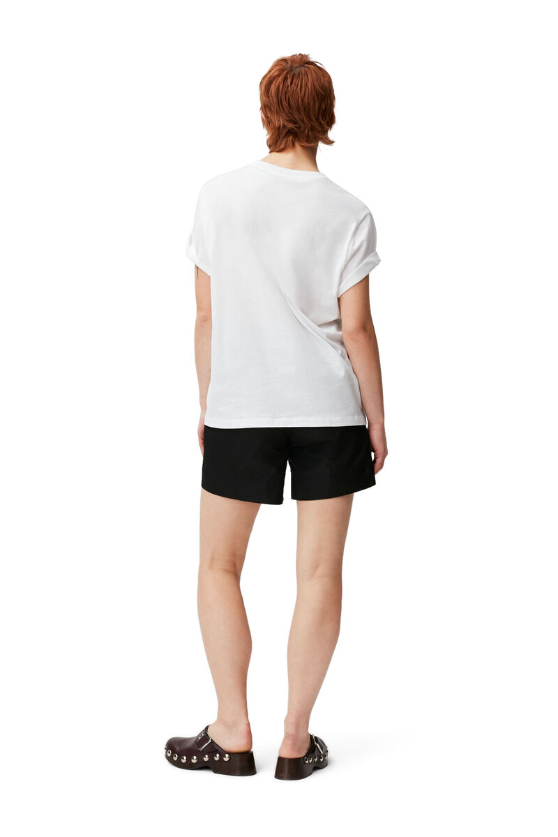 Love Club T-shirt, Cotton, in colour Bright White - 3 - GANNI