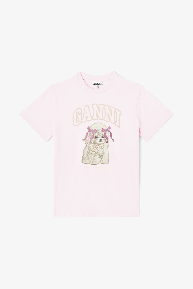 Pink Poodle T-shirt, Chalk Pink