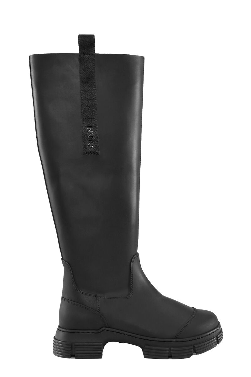 Bottes Country, Recycled rubber, in colour Black - 1 - GANNI