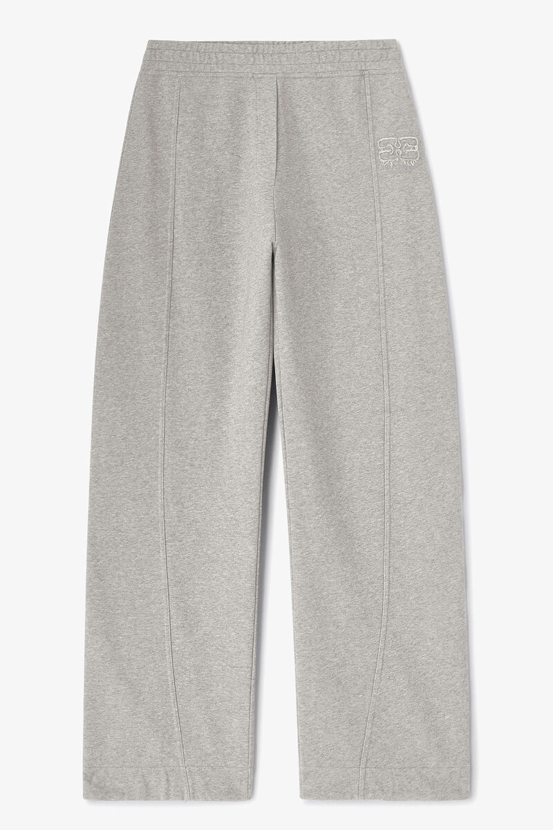 Grå sweatpants, in colour Paloma - 1 - GANNI