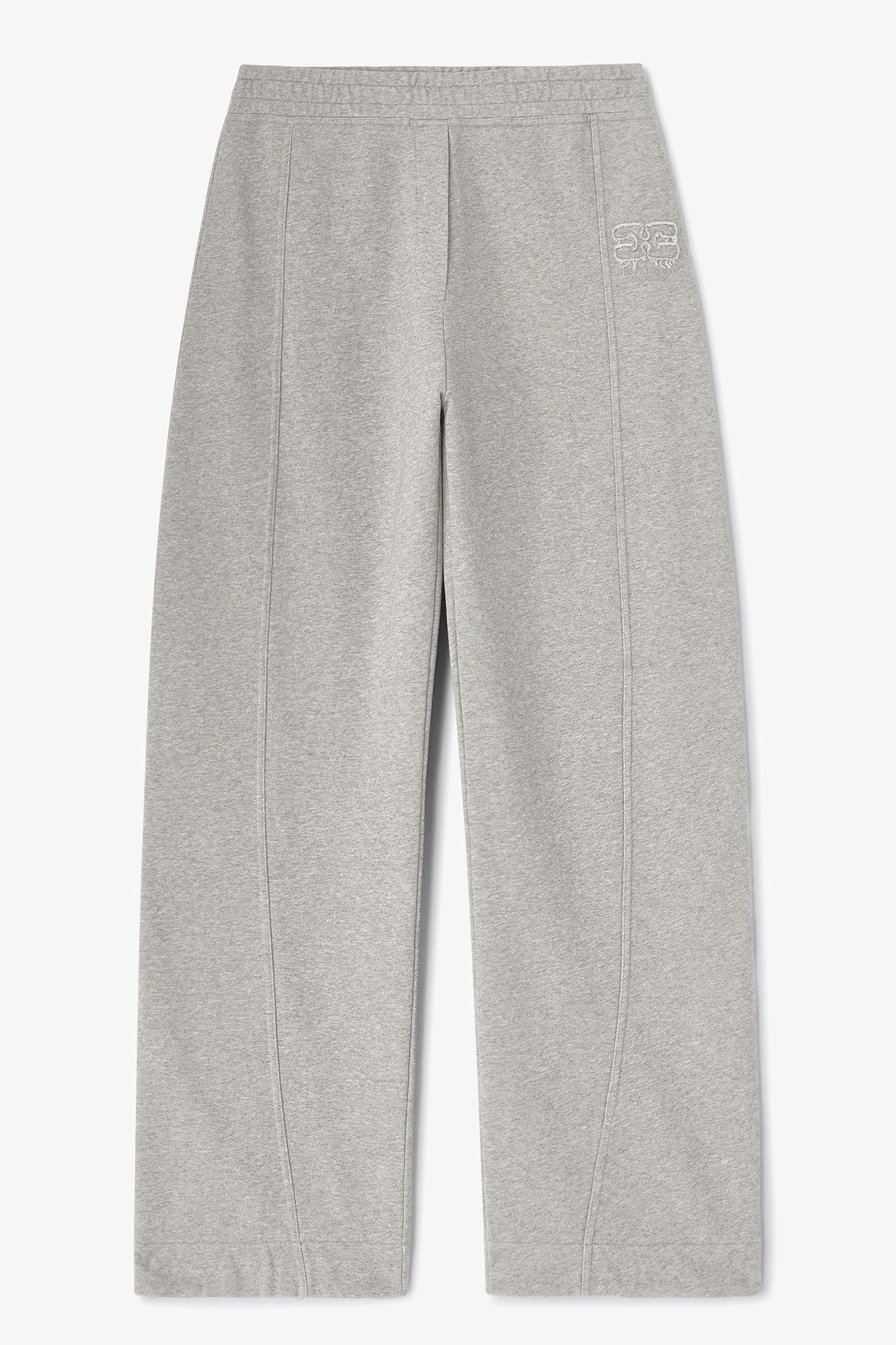 Grå sweatpants, in colour Paloma - 1 - GANNI