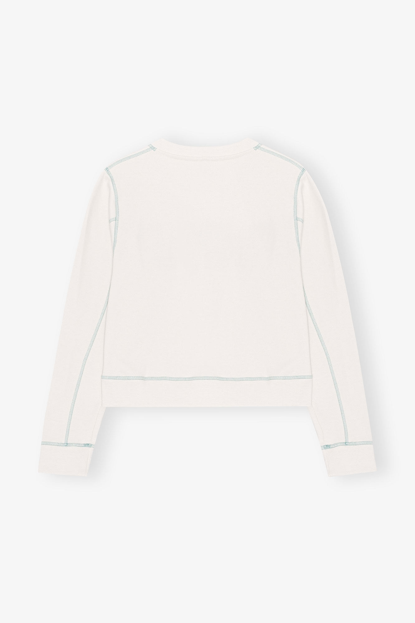 Isoli Rock Sweatshirt, Cotton, in colour Egret - 2 - GANNI