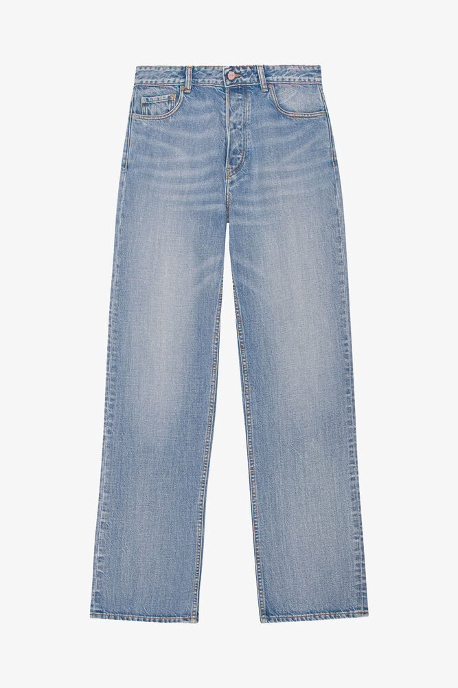 Izey jeans i ljusbl&aring; denim, Light Blue Vintage