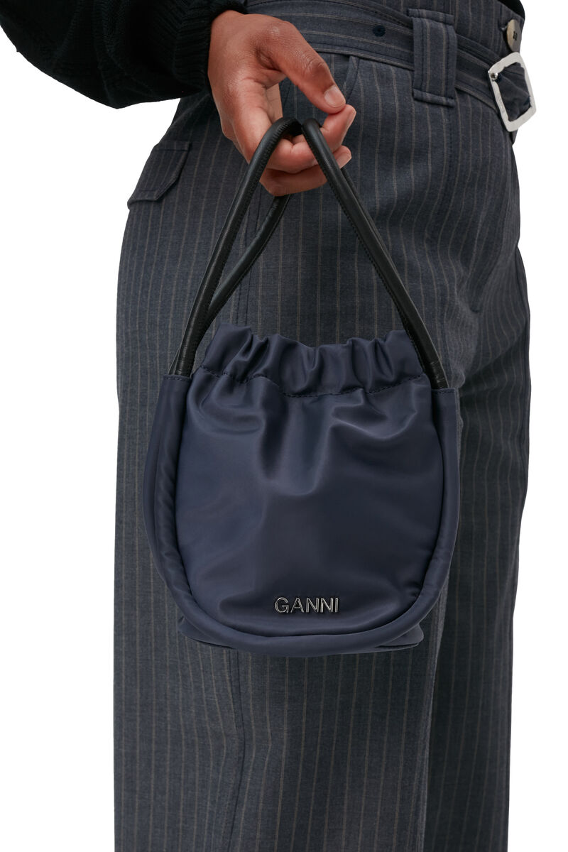 mini knot bag ganni
