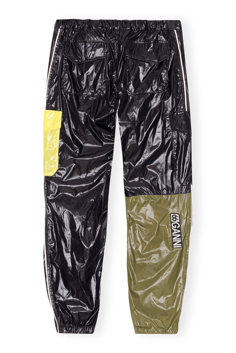 GANNI x 66°North Laugavegur Light Trousers, Recycled Polyamide, in colour Black - 2 - GANNI