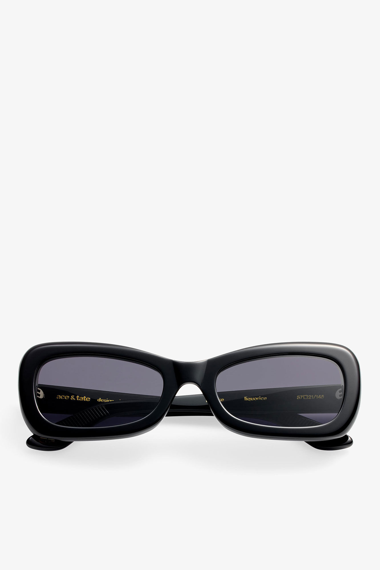 GANNI x Ace & Tate Brooke Sunglasses, Acetate, in colour Black - 1 - GANNI