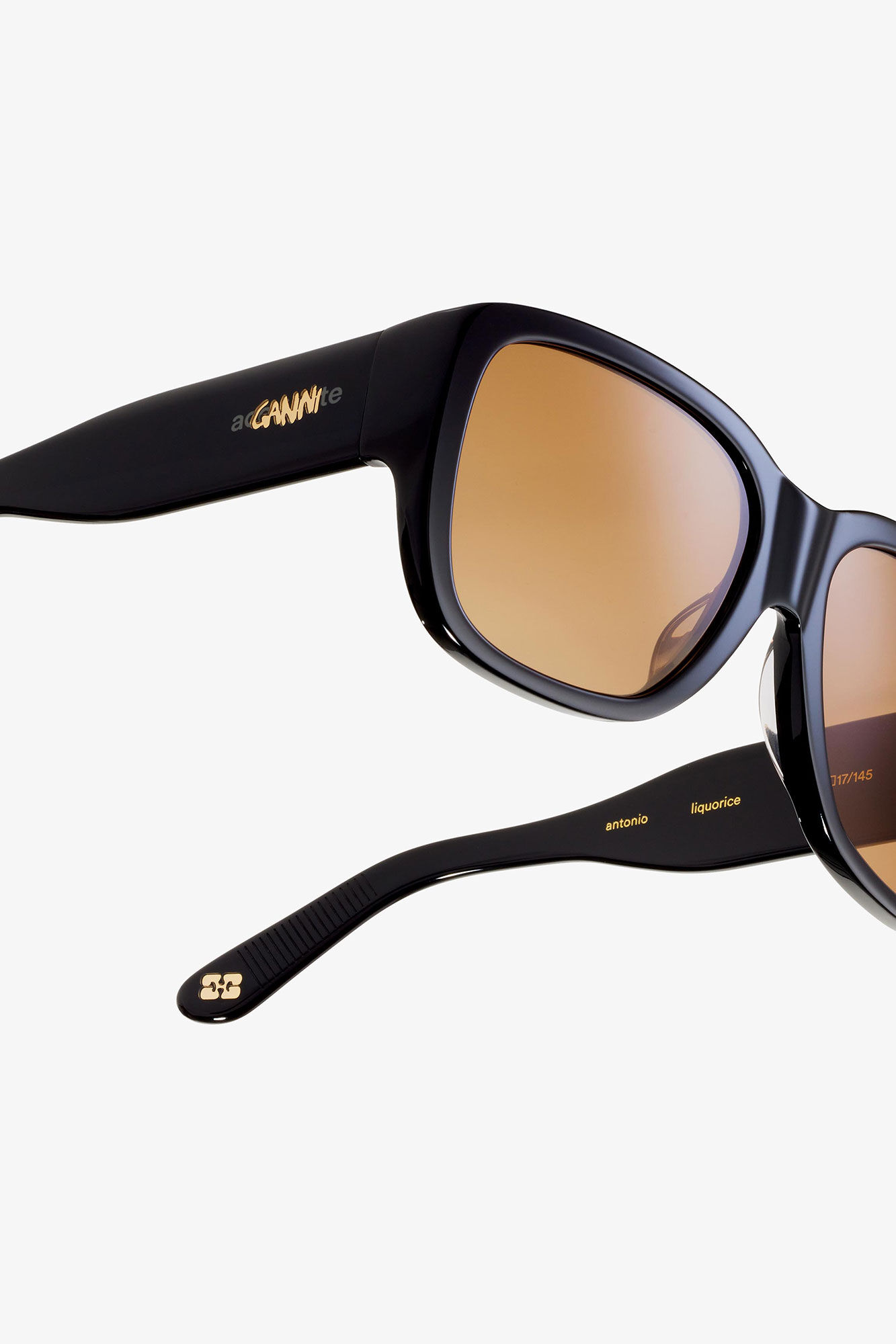 GANNI x Ace & Tate Antonio Sunglasses, Acetate, in colour Black - 4 - GANNI