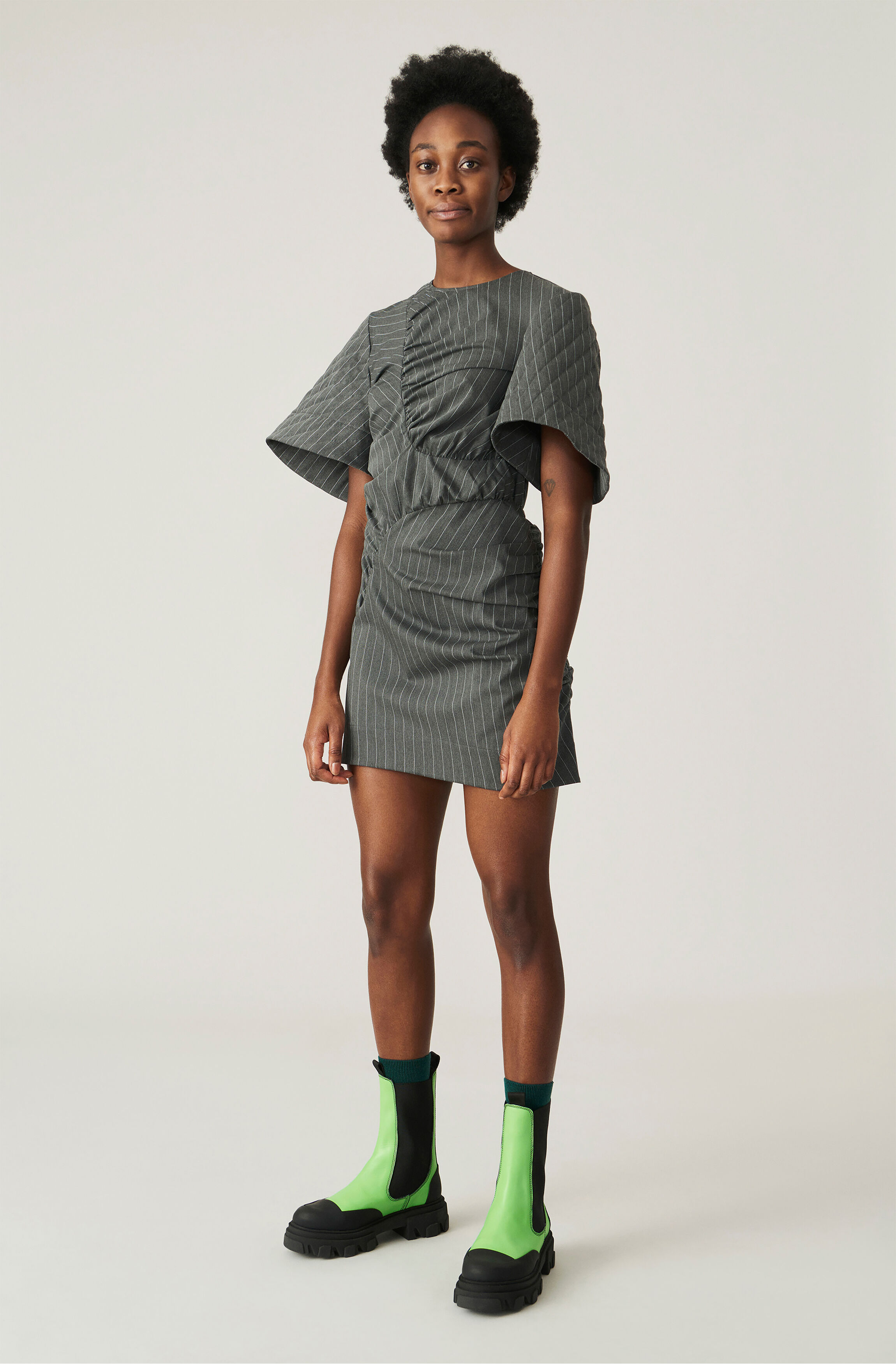 Ganni recycled polyester dress Clearance