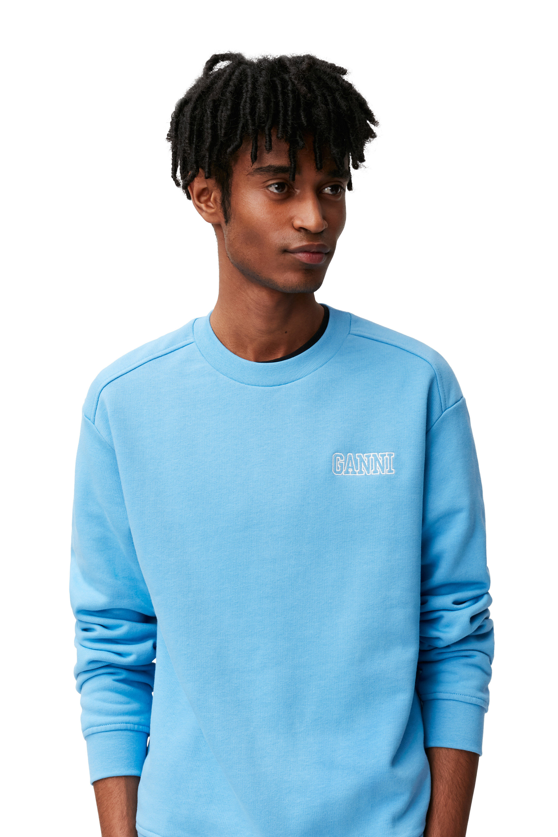 ganni black sweatshirt