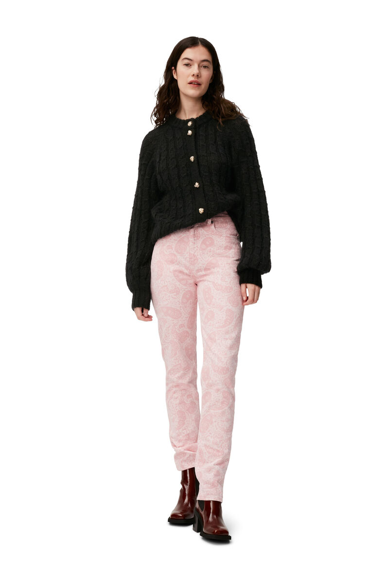 Swigy Jeans , Cotton, in colour Paisley Shrinking Violet - 1 - GANNI