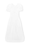 Cotton Poplin Dress, Cotton, in colour Bright White - 1 - GANNI