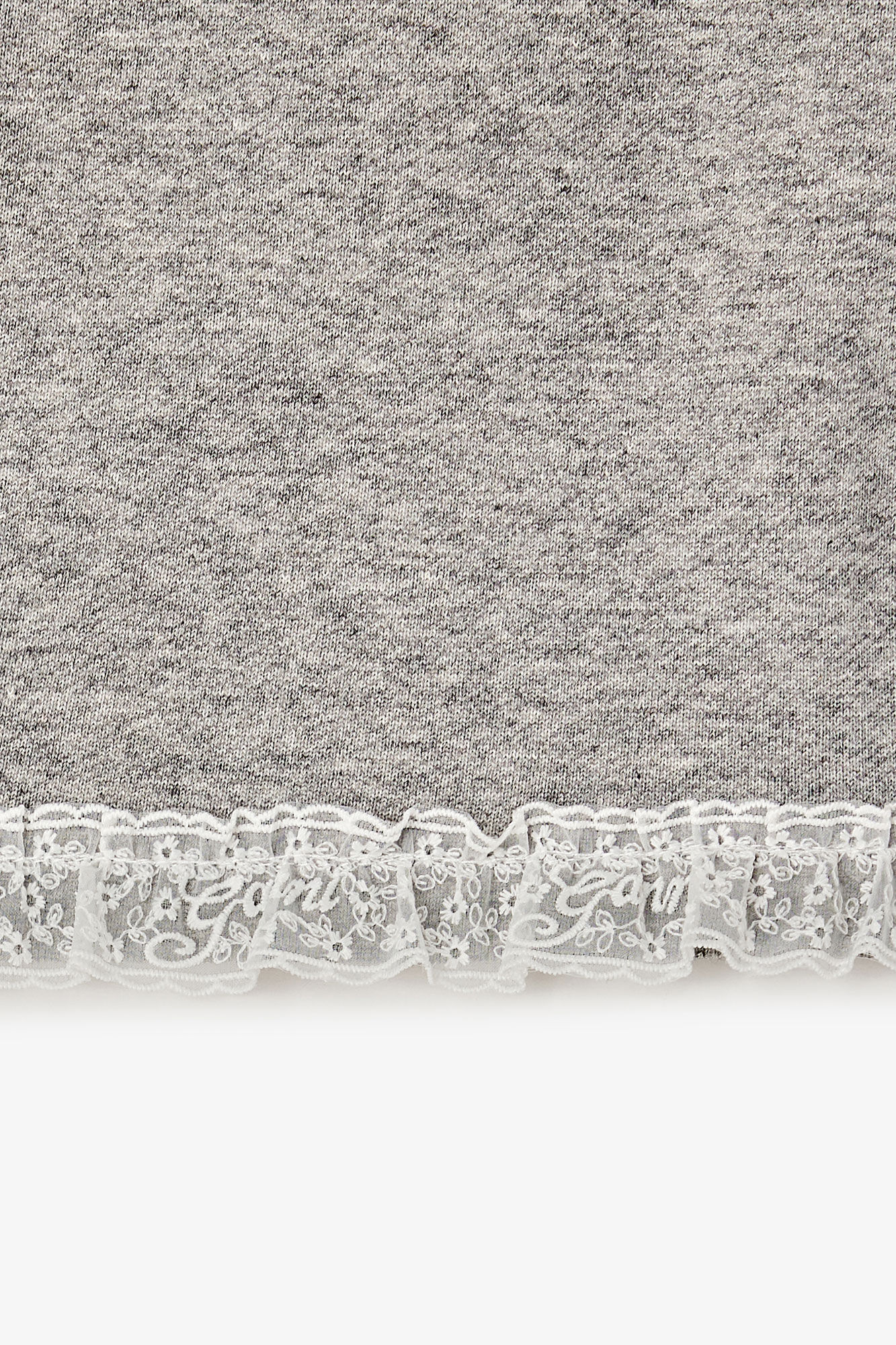 Shorts in Grey Isoli, Organic Cotton, in colour Paloma - 2 - GANNI