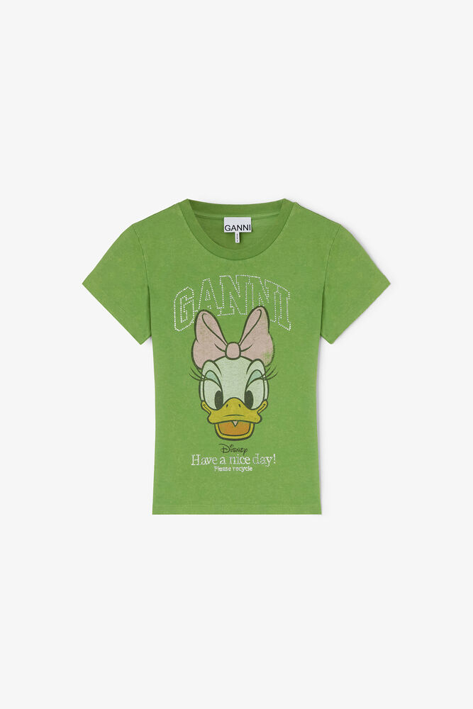 Daisy Duck Green Baby Fit T-shirt, Minced Herb