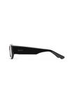Biodegradable Acetate Oval Sunglasses, in colour Black - 2 - GANNI