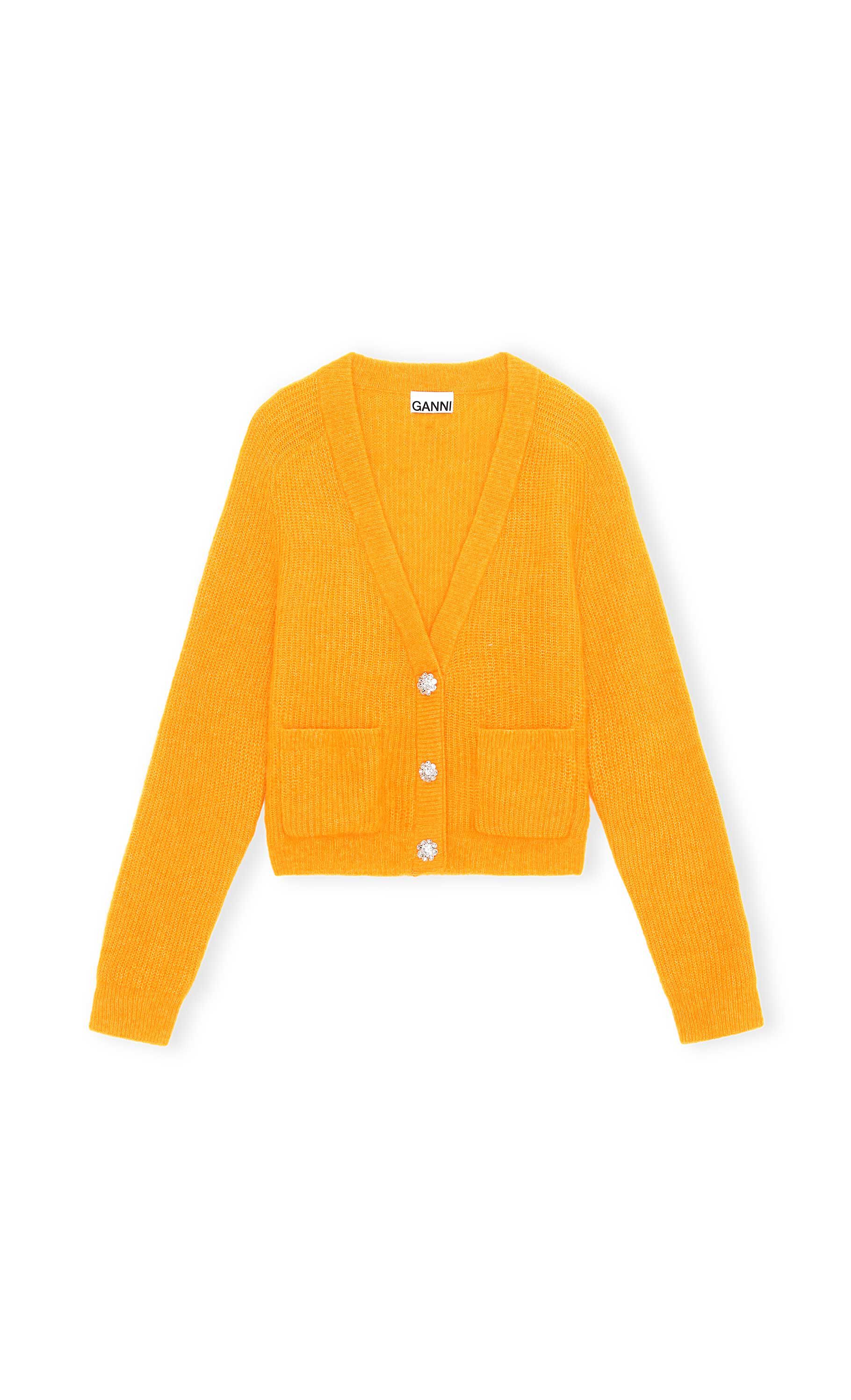 bright colored cardigans