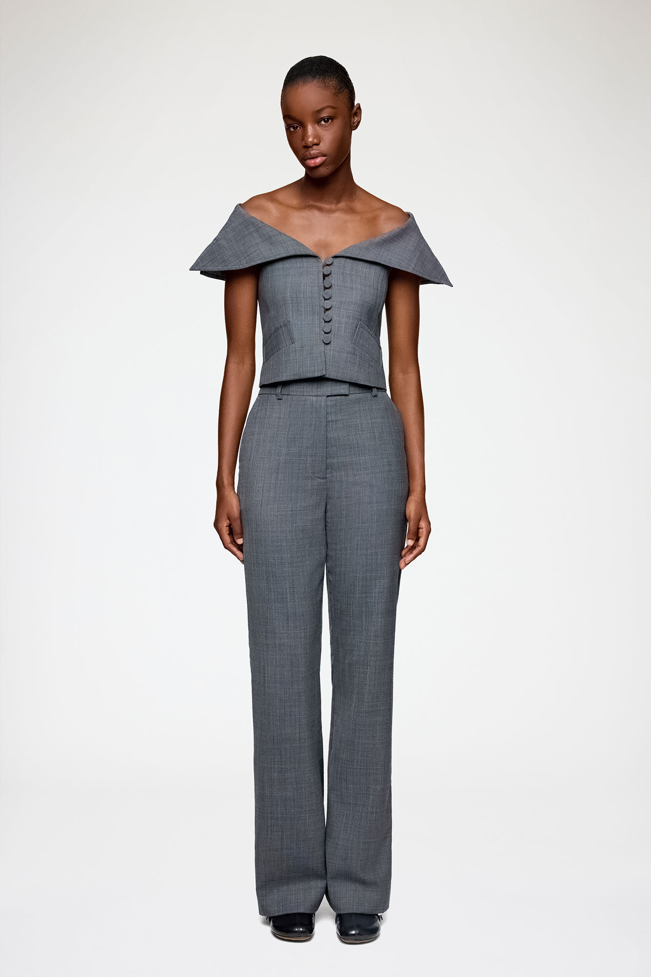 Ganni(ガニー) Suiting Vest ロングジレ レディース トップス Vest in 