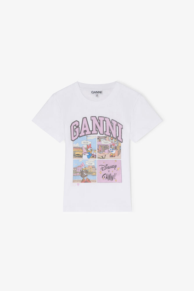 Dolly Duck-T-skjorte med baby fit, Bright White