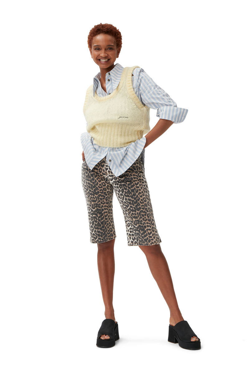 Ullvest, Merino Wool, in colour Flan - 1 - GANNI
