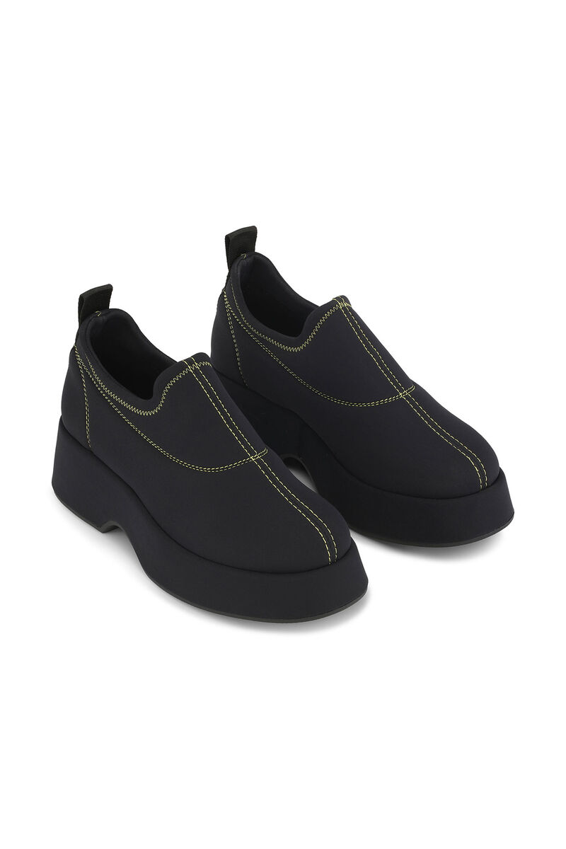 Retro Flatform Shoe, in colour Black - 3 - GANNI