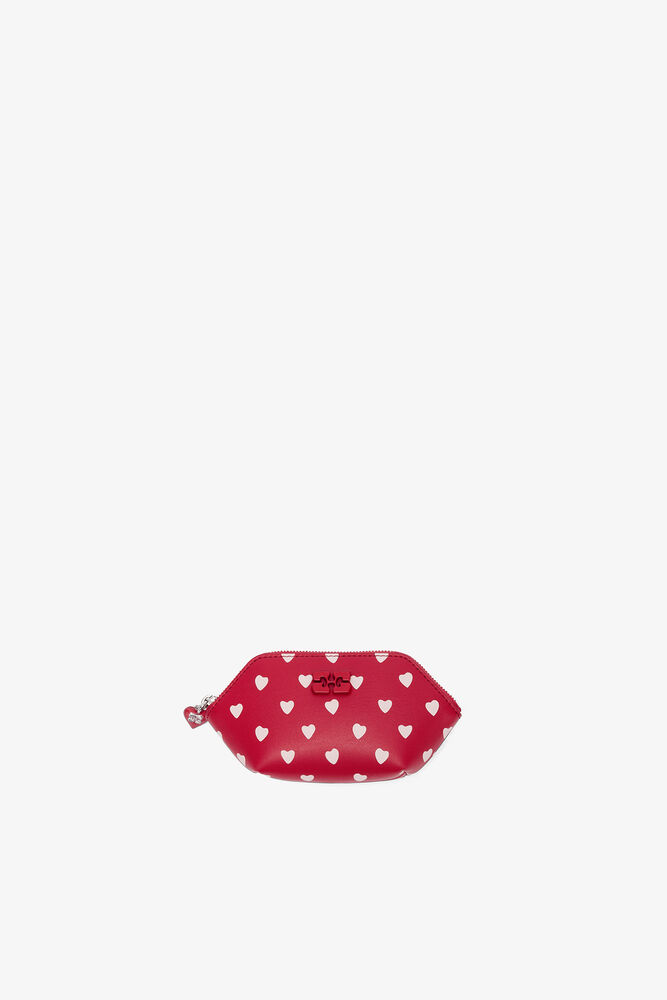 Bou Coin Purse with Dots, Barbados Cherry