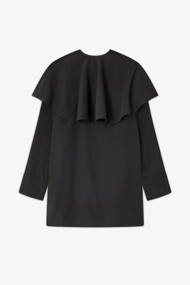 Black Circle Collar Dress, Black