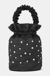 Pouch Mini Bag, Polyester, in colour Black - 1 - GANNI