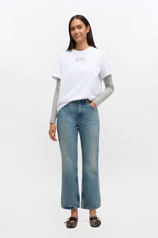 Tint Rigid Betzy Jeans, Mid Blue Vintage