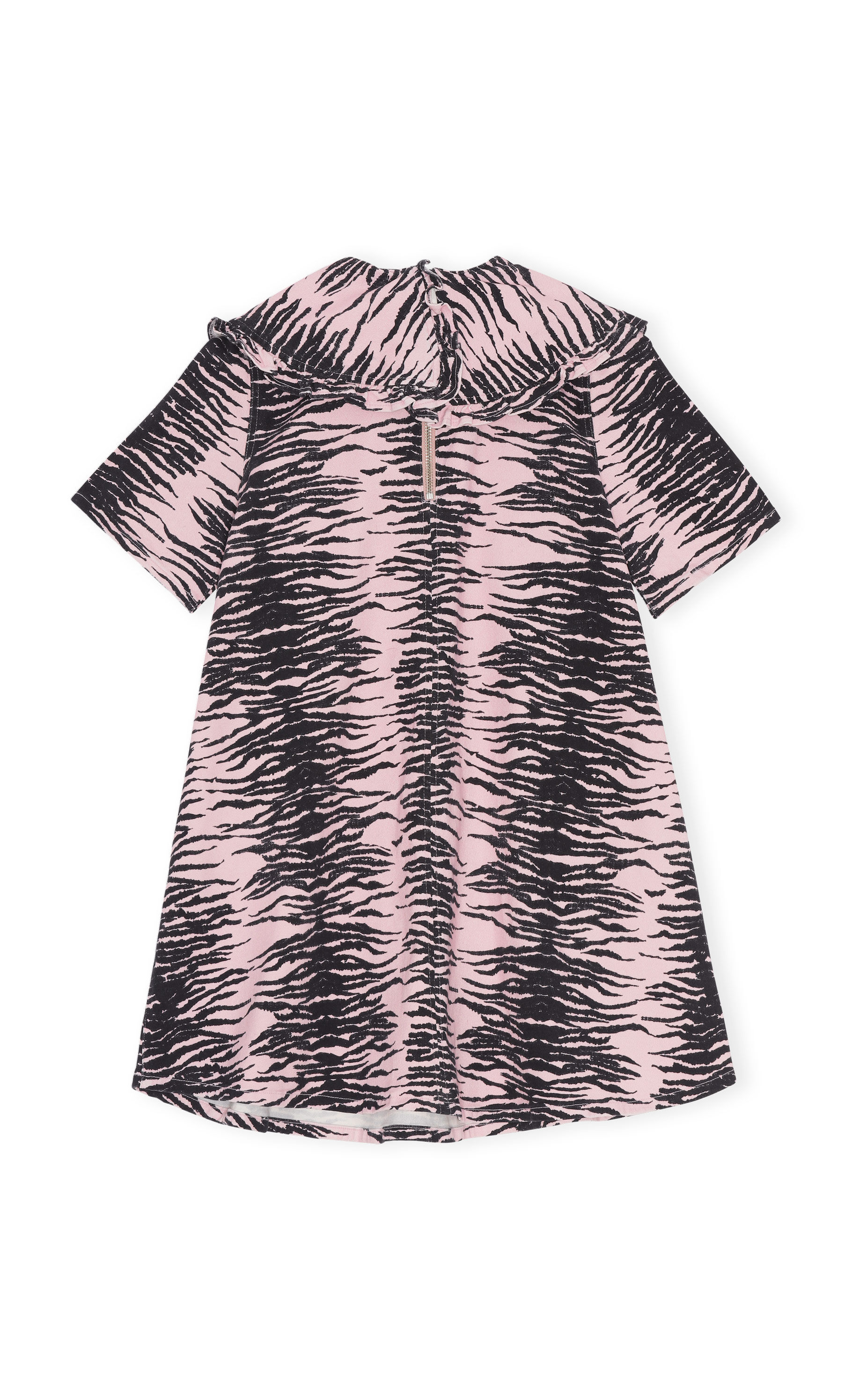 Tiger Stripe Light Lilac Denim Mini 