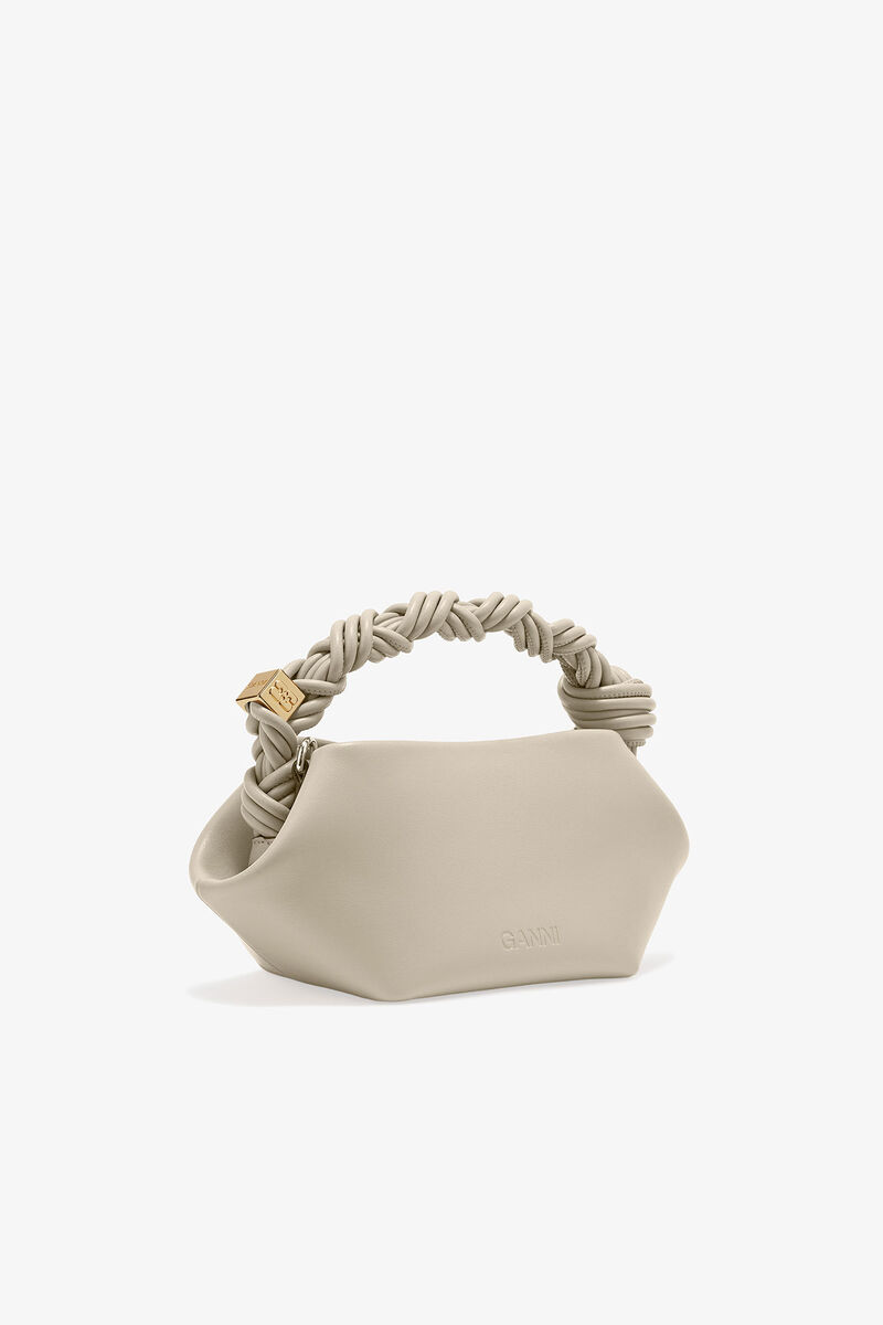 Sac GANNI Bou mini gris clair, Polyester, in colour Oyster Gray - 2 - GANNI