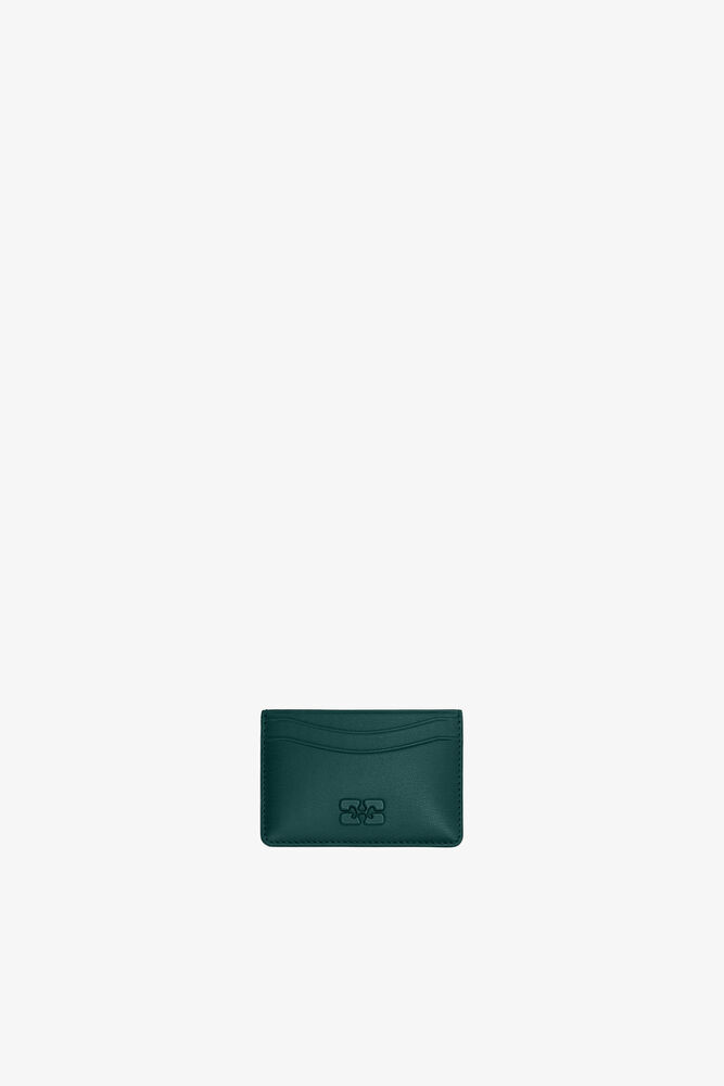 Bou Card Holder in Green, Dark Green