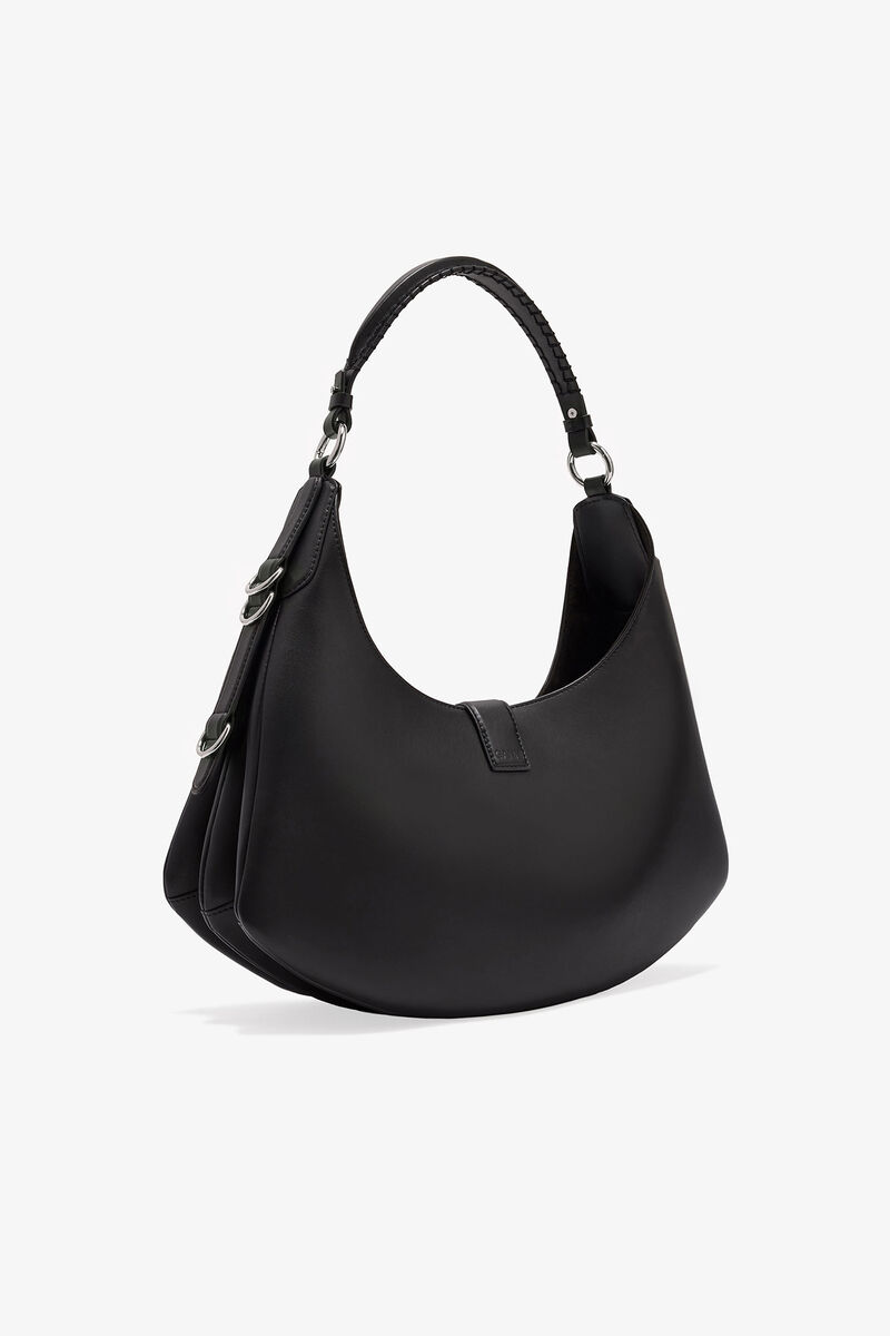 Black Small Kat Bag, Polyester, in colour Black - 2 - GANNI
