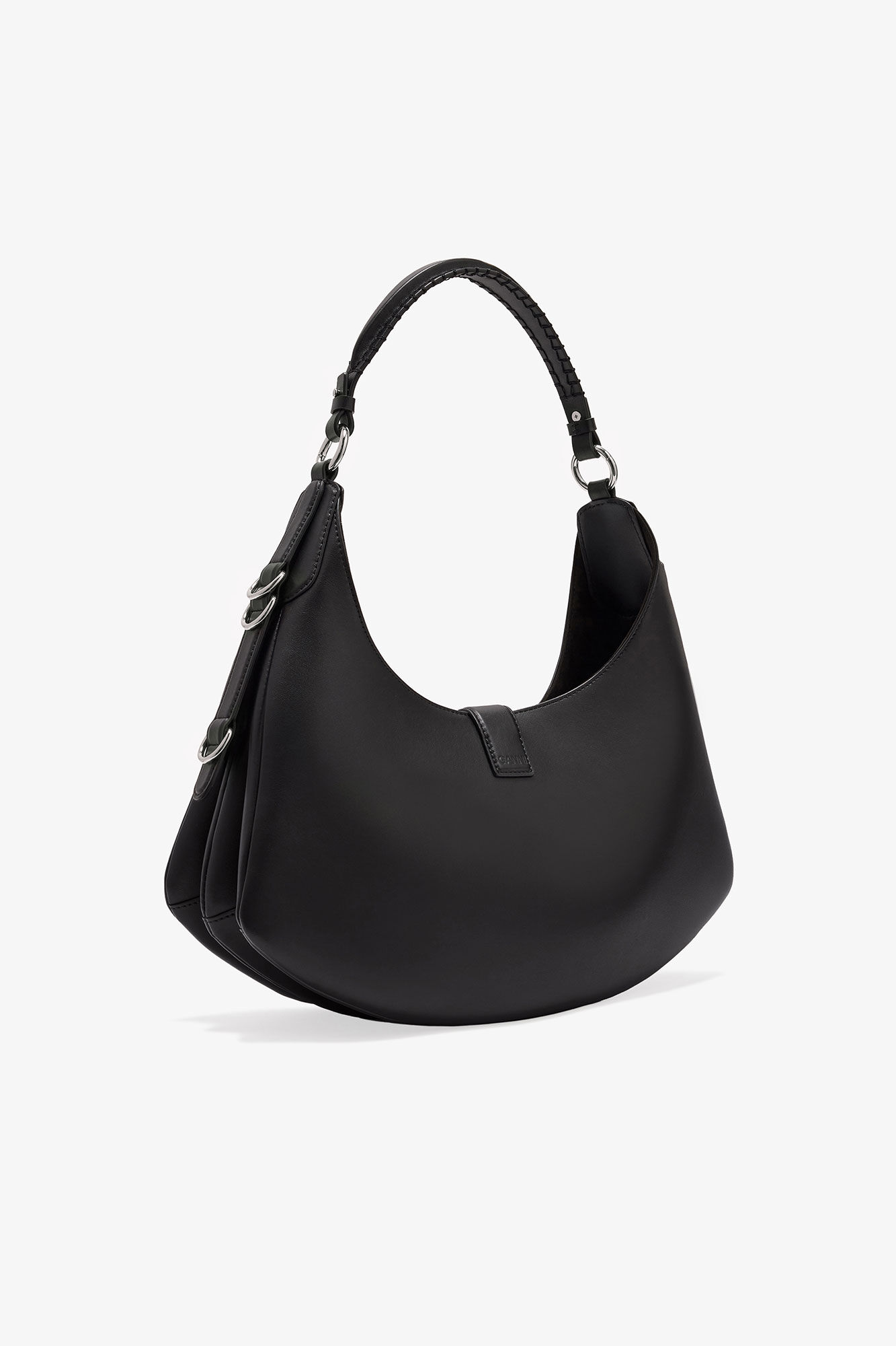 Black Small Kat Bag, Polyester, in colour Black - 2 - GANNI