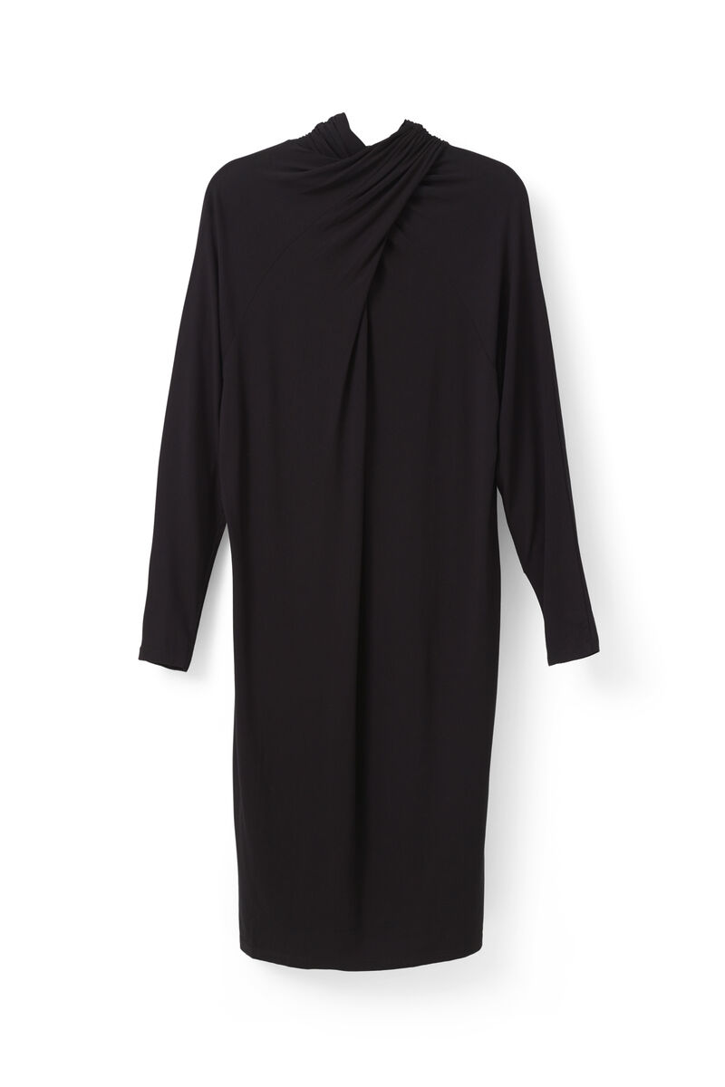 Barneys Tunic dress, in colour Black - 1 - GANNI